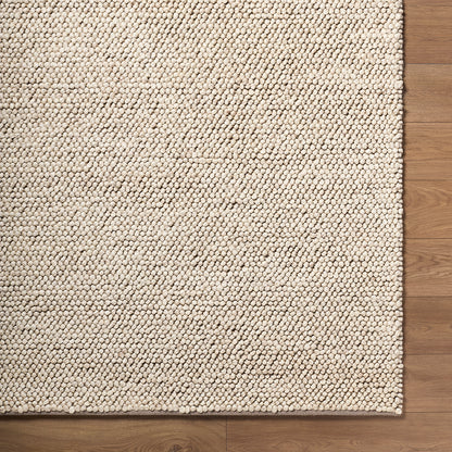 Hazar Global Beige Modern Wool Rug