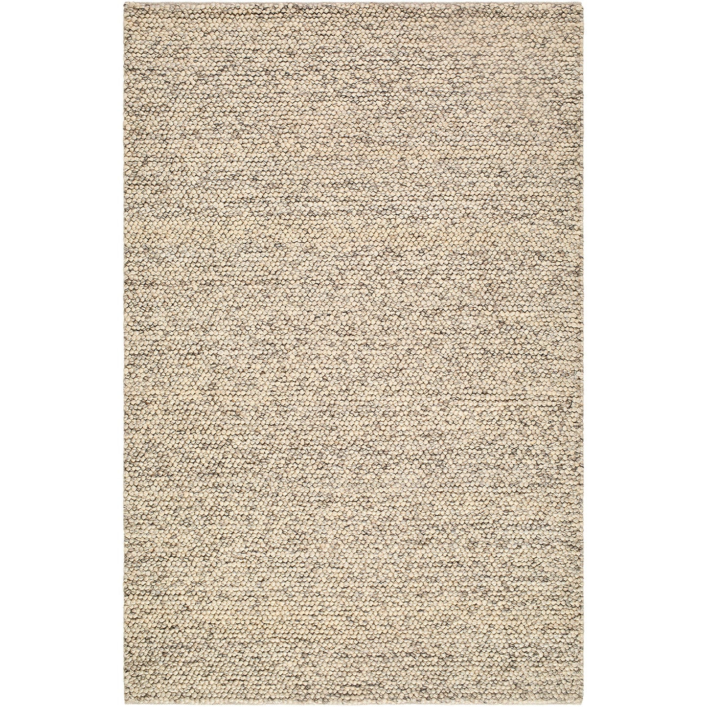 Hazar Global Taupe Modern Wool Rug