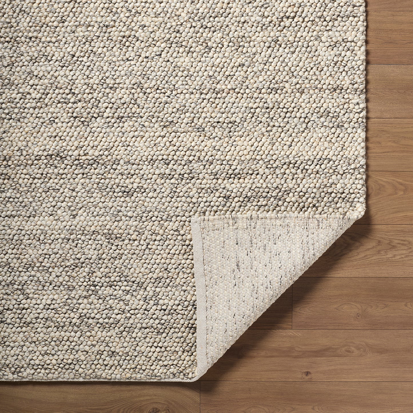 Hazar Global Taupe Modern Wool Rug