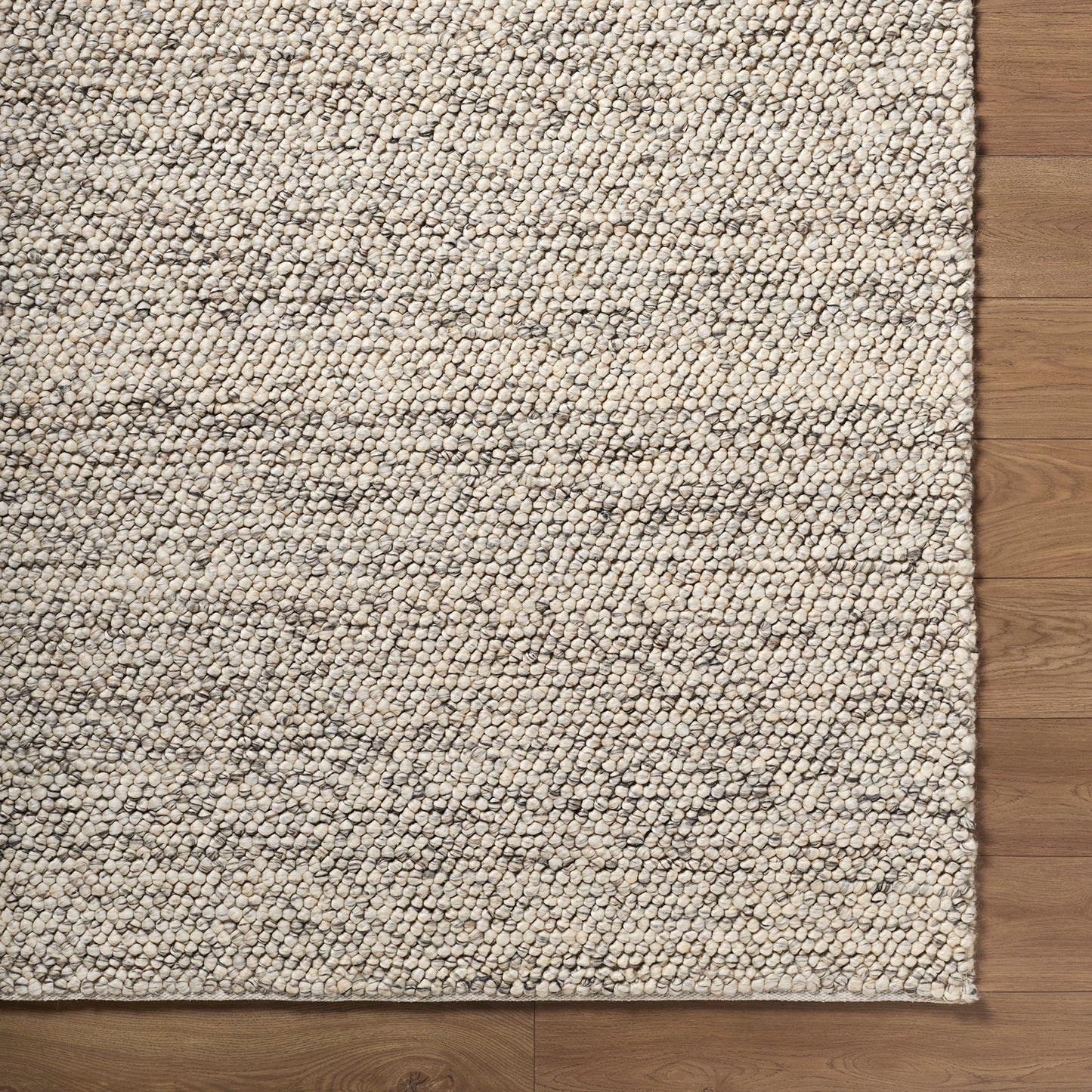 Hazar Global Taupe Modern Wool Rug