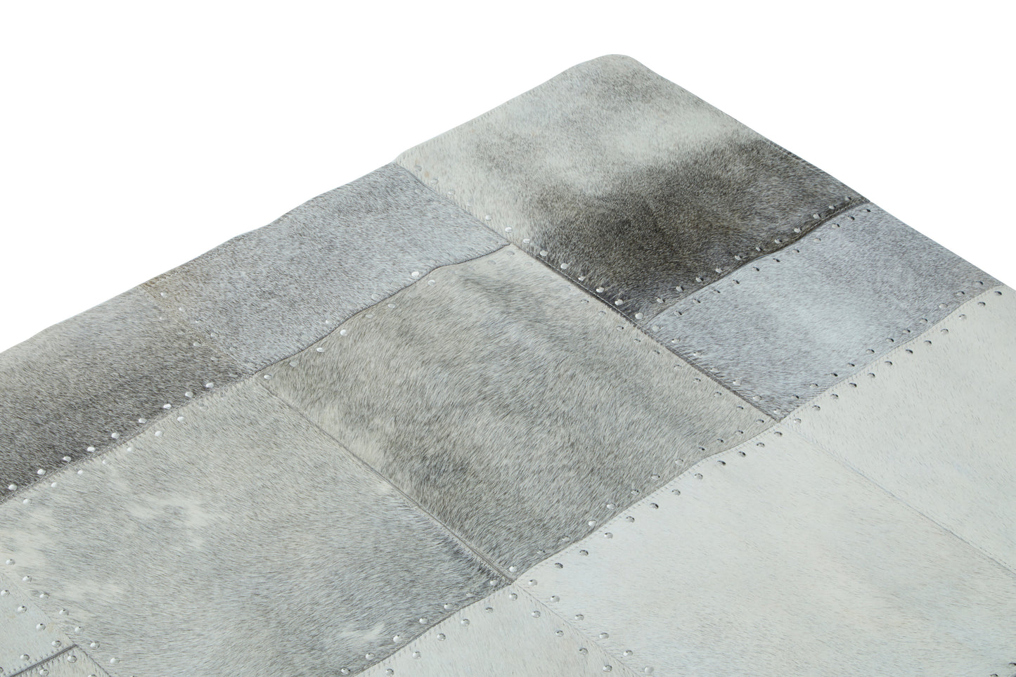 Natural Cowhide Hair on Leather Rug 230cm x 160cm