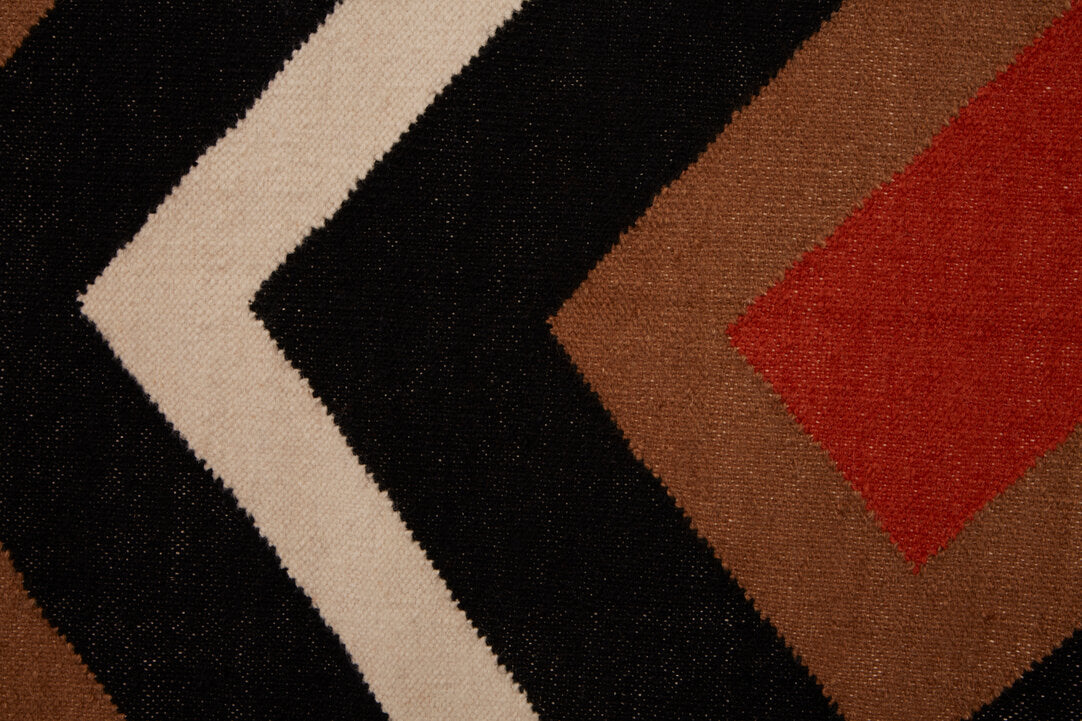 Multi-Coloured Zig Zag Pattern Rug 230cm x 160cm