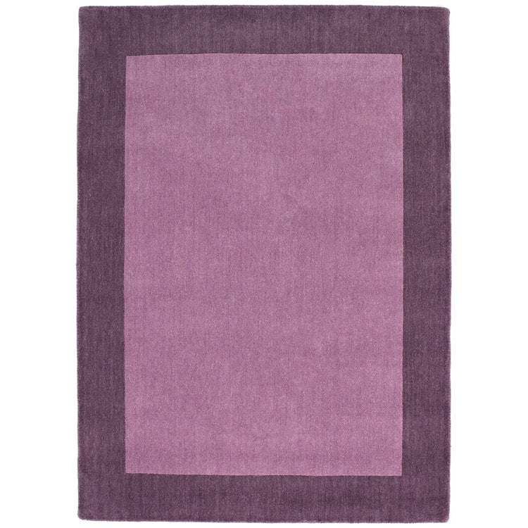 Origins Borders Mauve Luxury Wool Rug