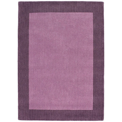 Origins Borders Mauve Luxury Wool Rug