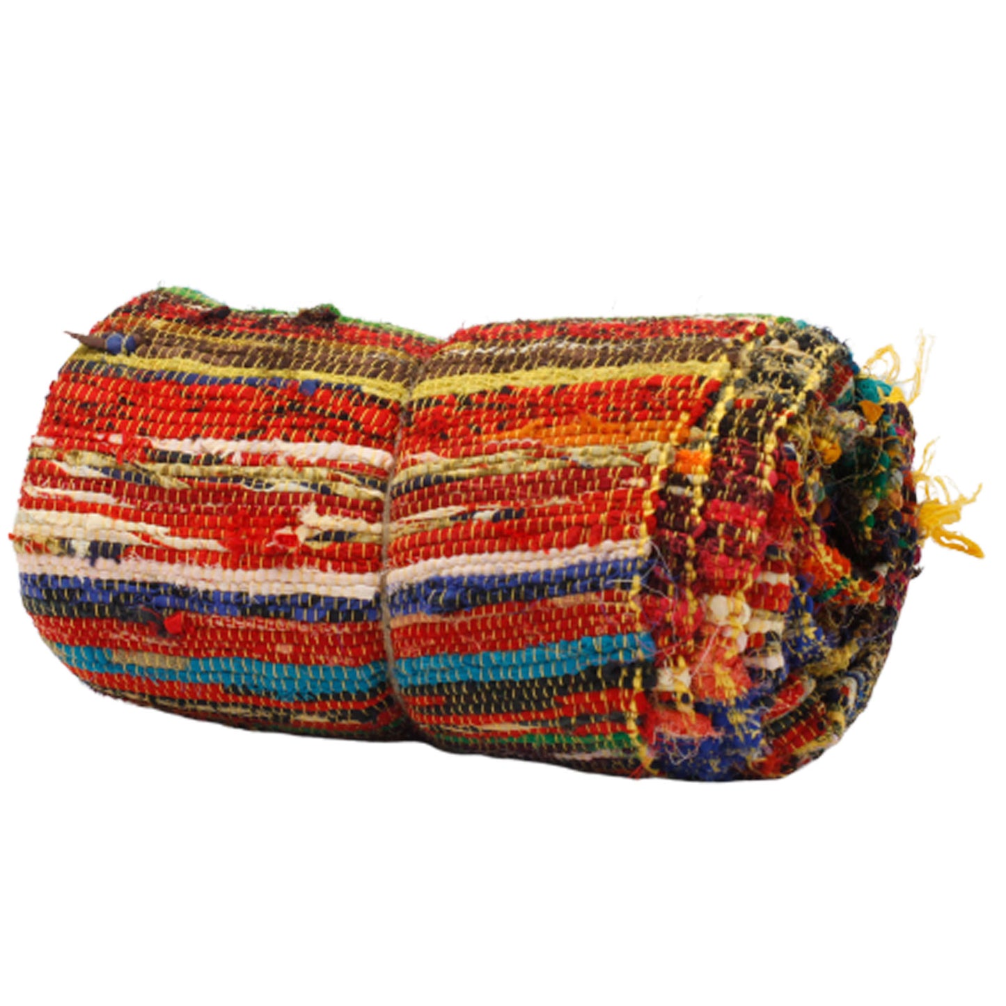 Indian Rag Rug - Yellow - 153cm x 90cm