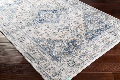 Jolie Blue Vintage Traditional Boho Rug