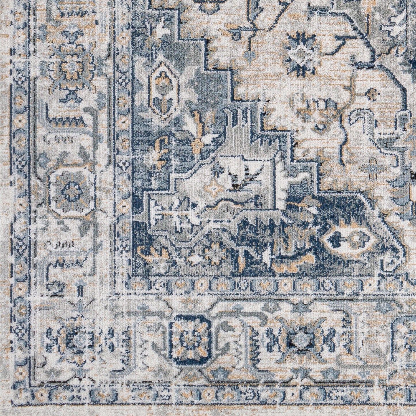 Jolie Blue Vintage Traditional Boho Rug