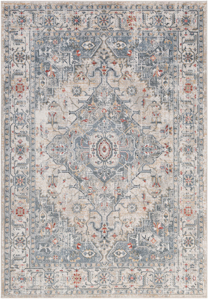 Jolie Blue Vintage Traditional Boho Rug