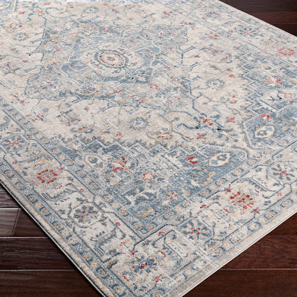 Jolie Blue Vintage Traditional Boho Rug
