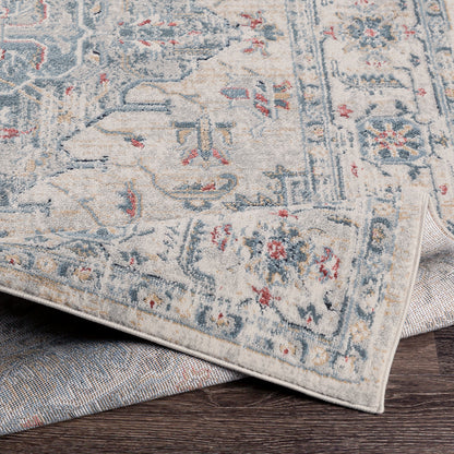 Jolie Blue Vintage Traditional Boho Rug