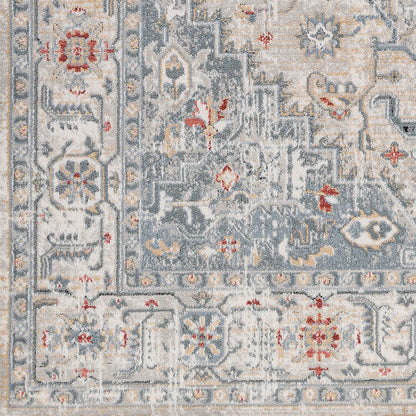 Jolie Blue Vintage Traditional Boho Rug