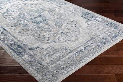 Jolie Blue Vintage Traditional Boho Rug