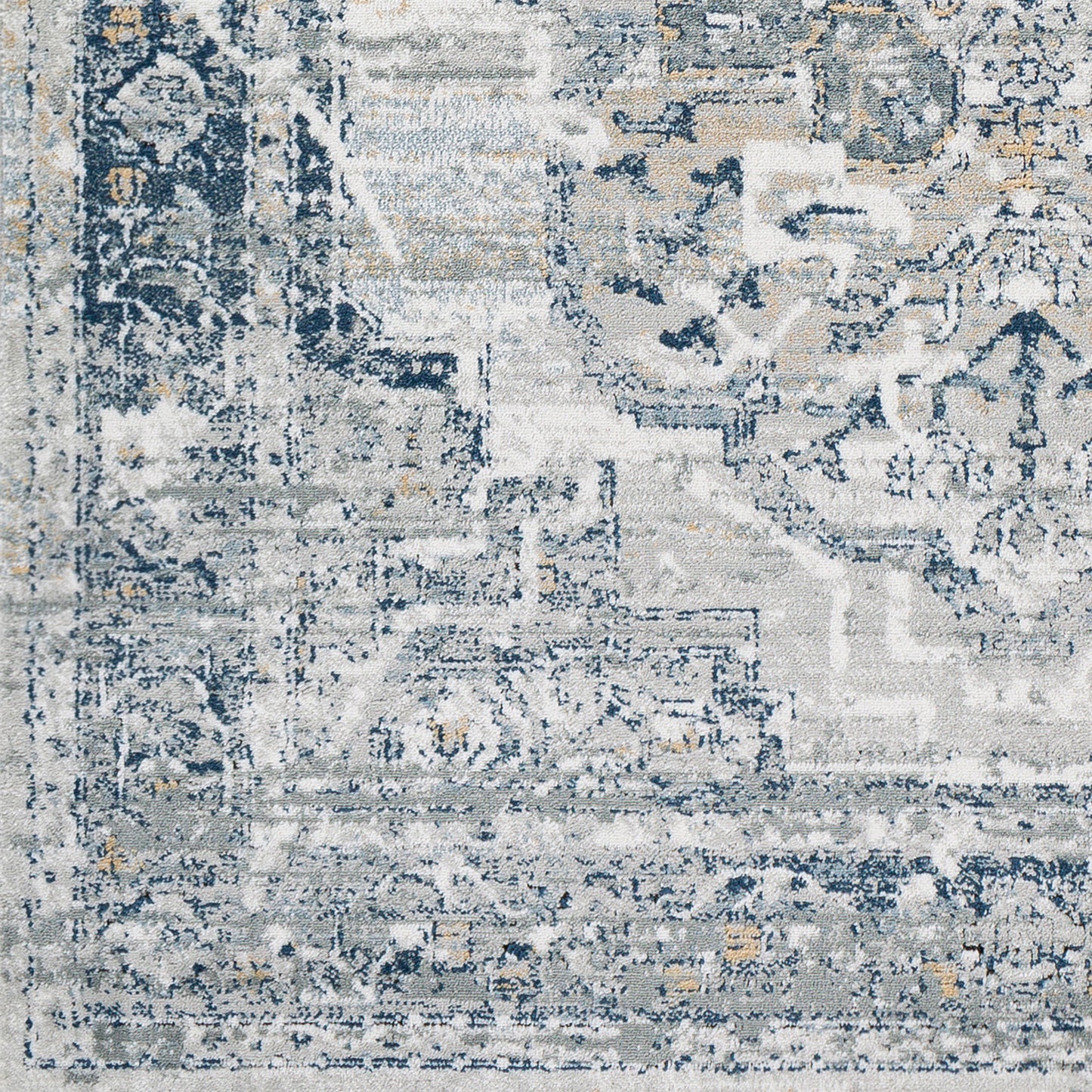 Jolie Blue Vintage Traditional Boho Rug