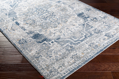 Jolie Blue Vintage Traditional Boho Rug