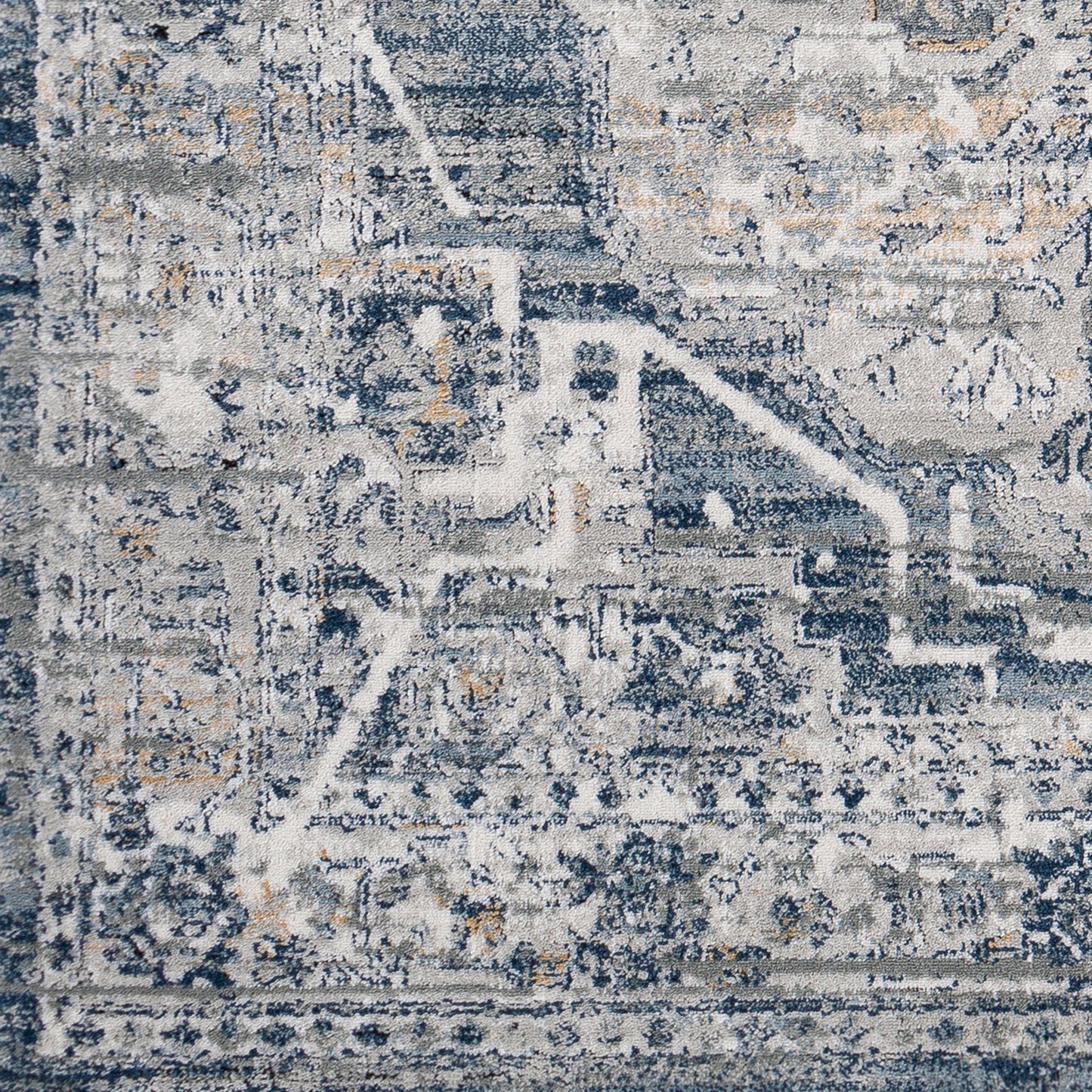 Jolie Blue Vintage Traditional Boho Rug