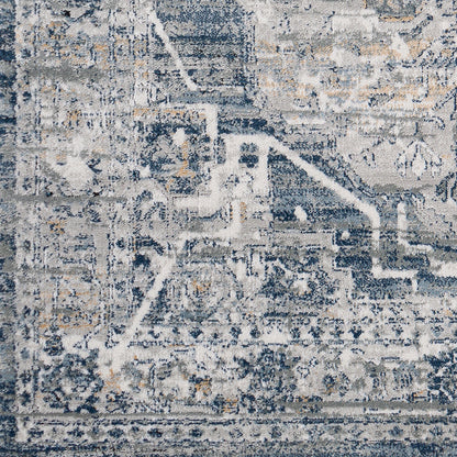 Jolie Blue Vintage Traditional Boho Rug