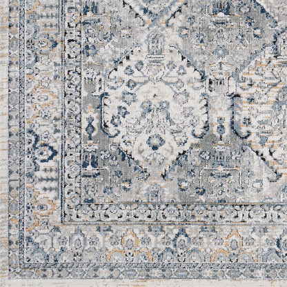 Jolie Blue Vintage Traditional Boho Rug