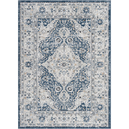 Jolie Blue Vintage Traditional Boho Rug