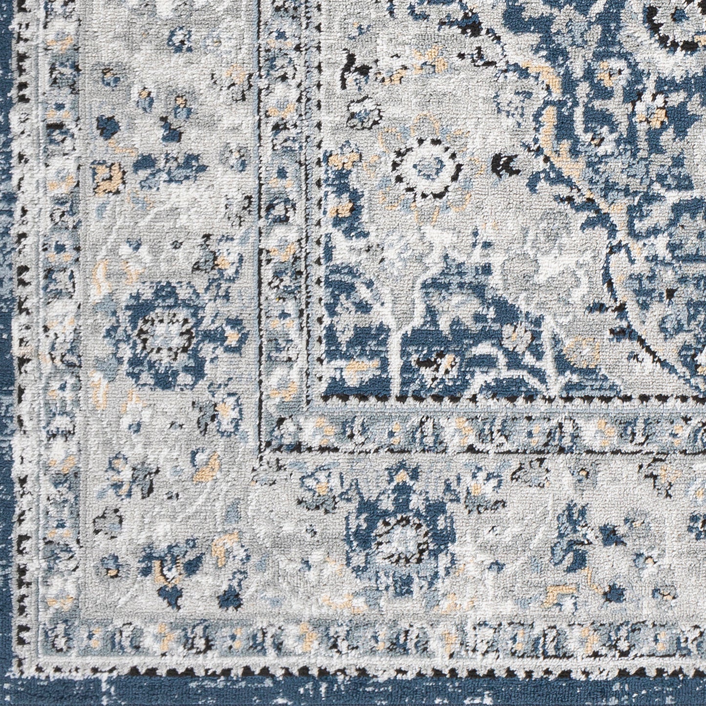 Jolie Blue Vintage Traditional Boho Rug