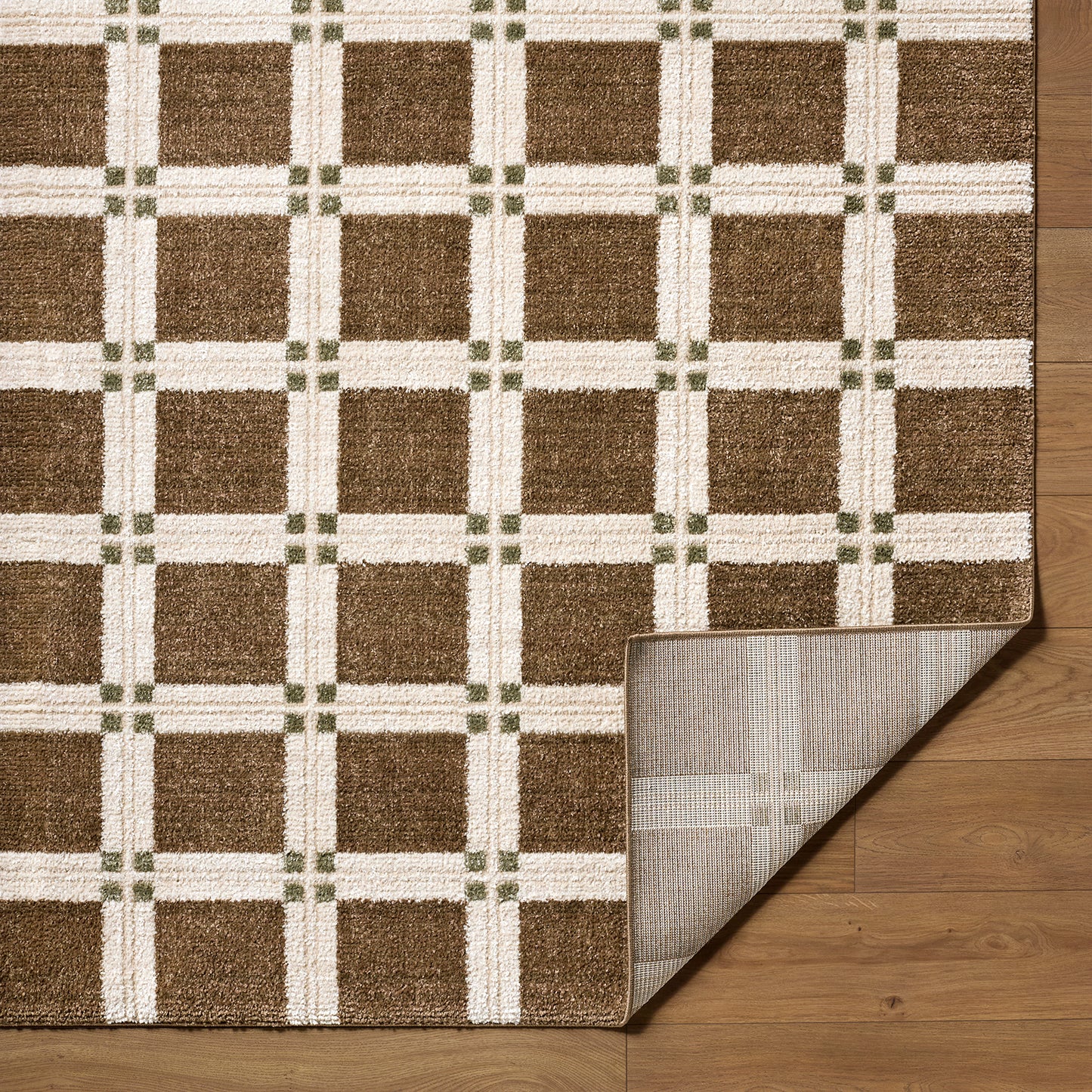 La Luna Brown Modern Graphic Rug