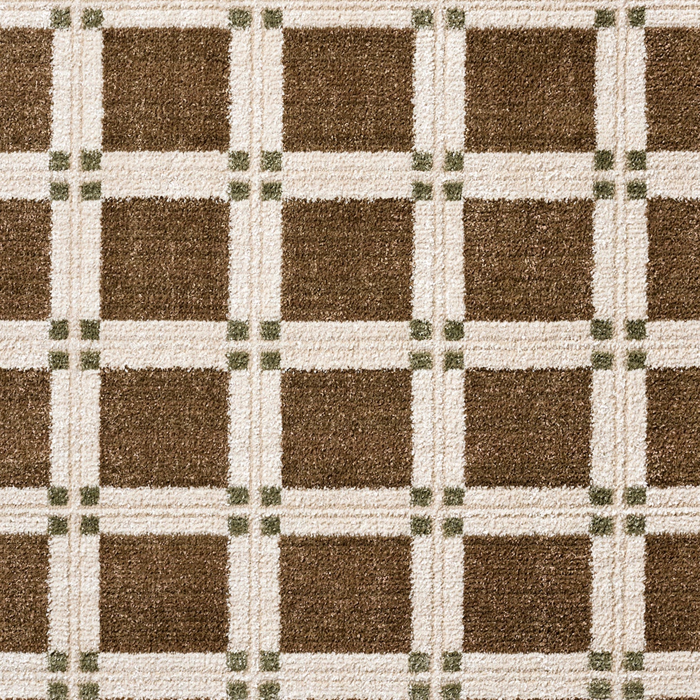 La Luna Brown Modern Graphic Rug