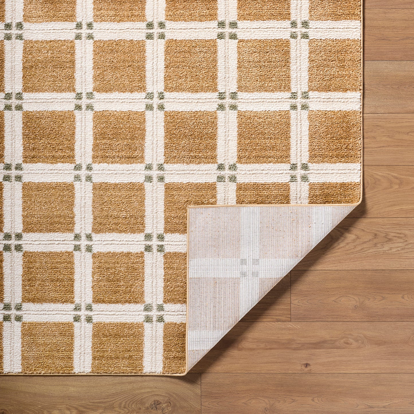 La Luna Coffee Brown Modern Graphic Rug