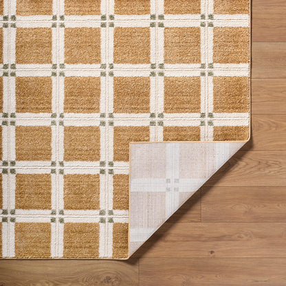 La Luna Coffee Brown Modern Graphic Rug