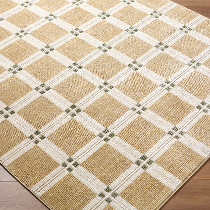 La Luna Tan Brown Modern Graphic Rug