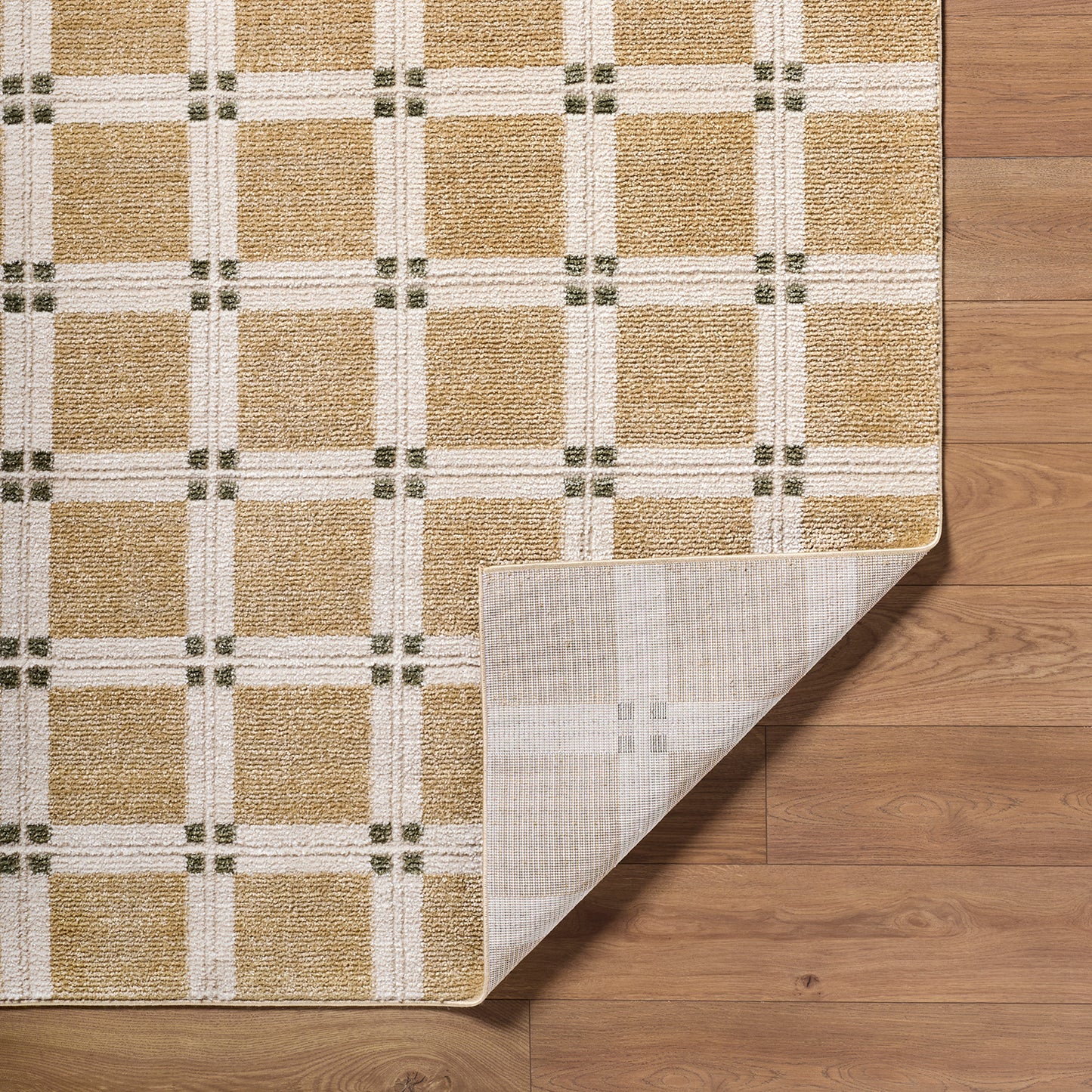 La Luna Tan Brown Modern Graphic Rug