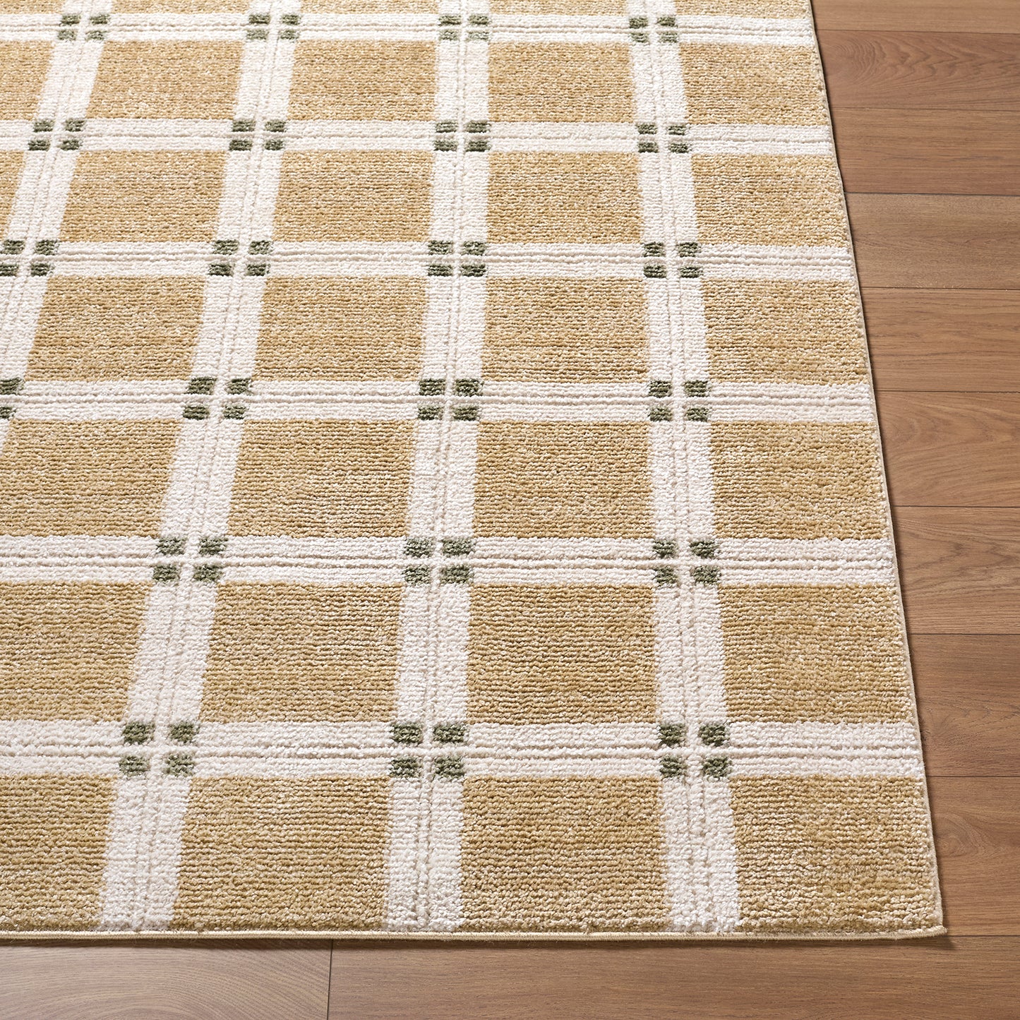 La Luna Tan Brown Modern Graphic Rug