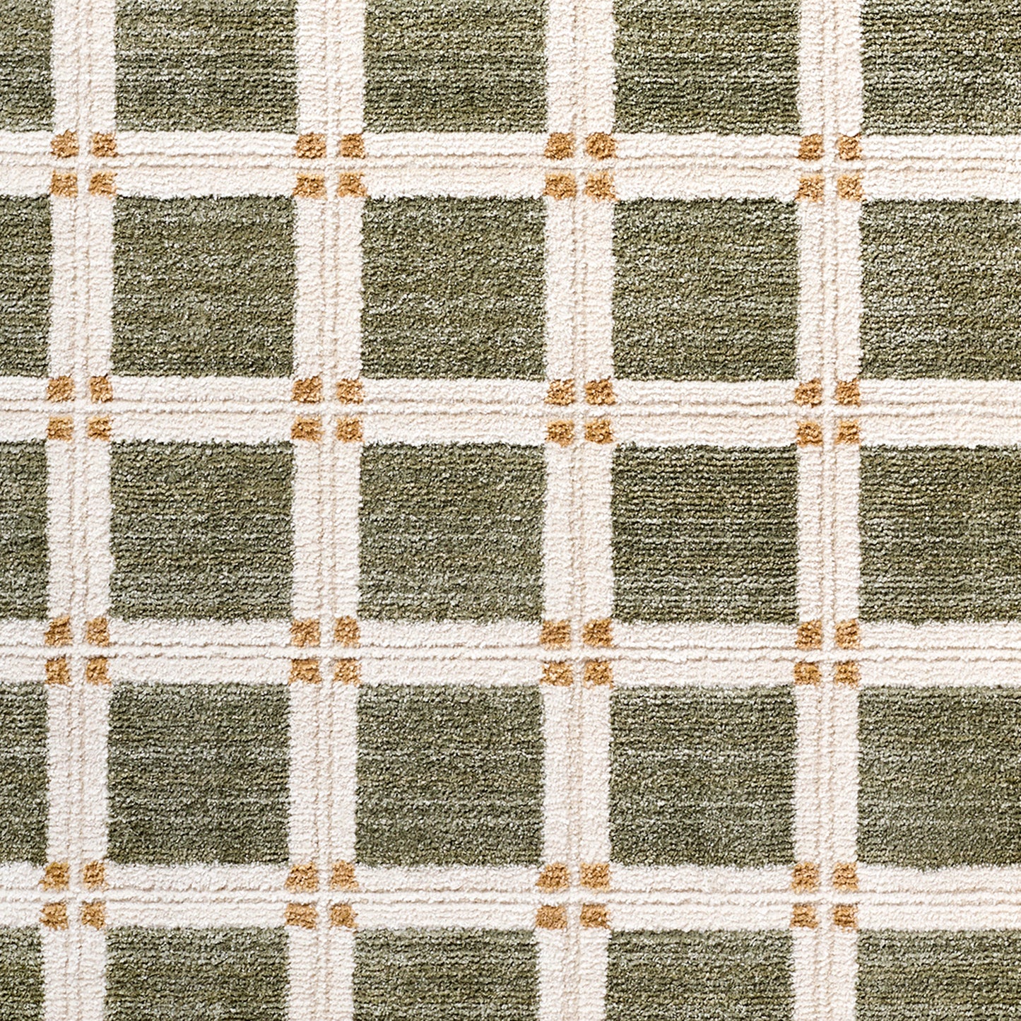 La Luna Green Modern Graphic Rug