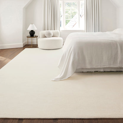 Mystique Cream Modern Wool Rug