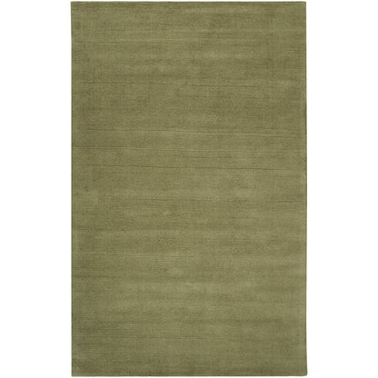 Mystique Green Modern Wool  Rug