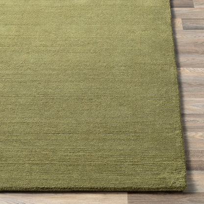 Mystique Green Modern Wool  Rug