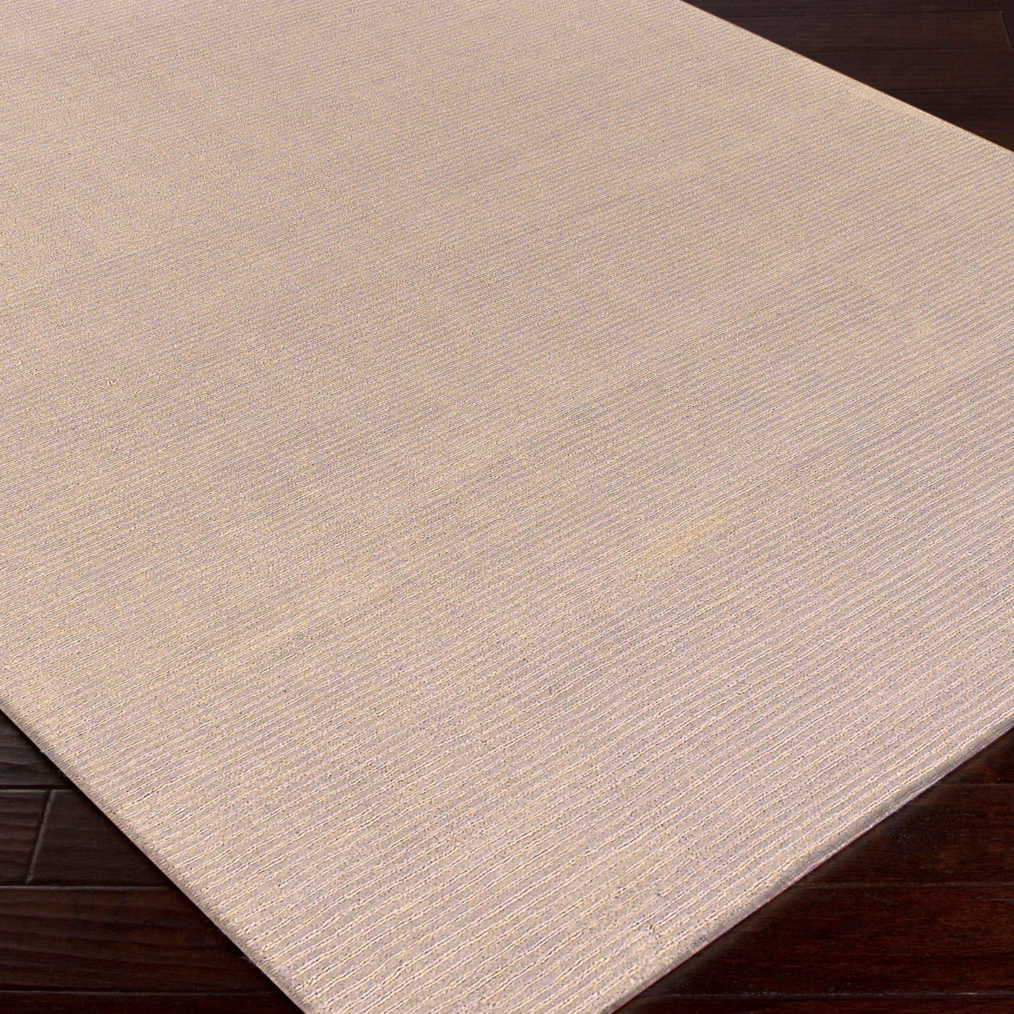 Mystique Tan Modern Wool Rug