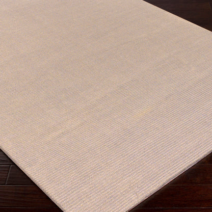 Mystique Tan Modern Wool Rug