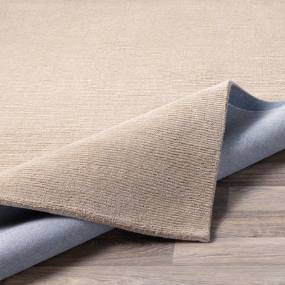 Mystique Tan Modern Wool Rug