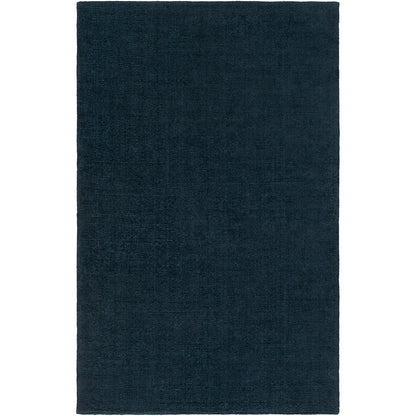Mystique Blue Modern Wool  Rug