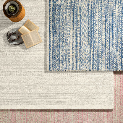 Maroc Global Cream Tribal Wool Rug