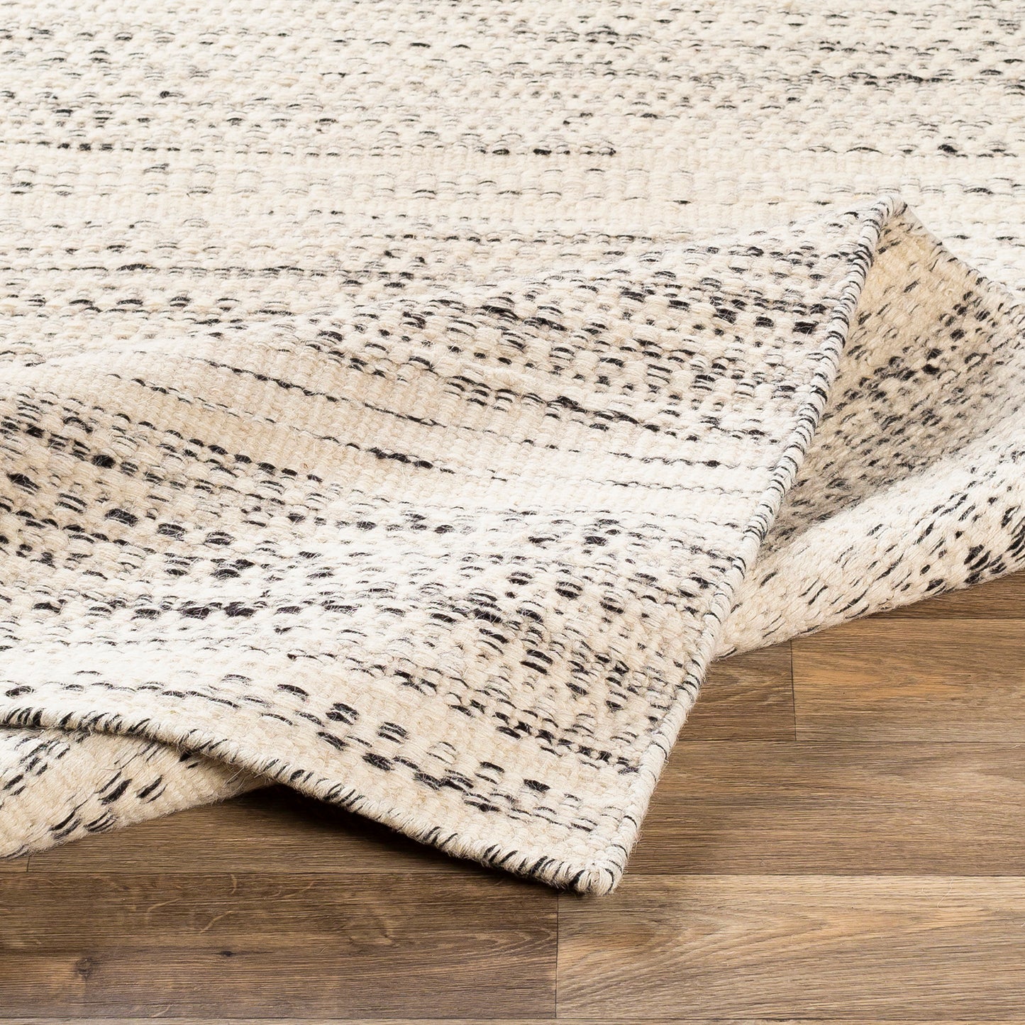 Mardin Global Cream Geometric Wool Rug