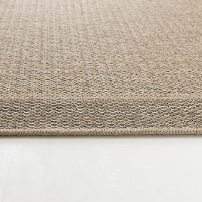Mirage Cottage Tan Fringe Jute Look Rug