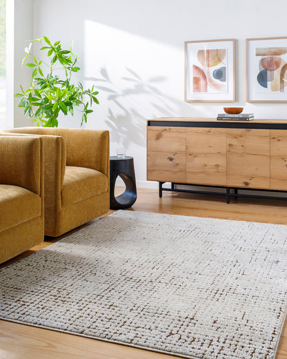 Cascade Our PNW Home Ivory Modern High Pile Rug