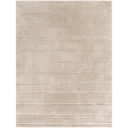 Cascade Our PNW Home Beige Modern High Pile Rug