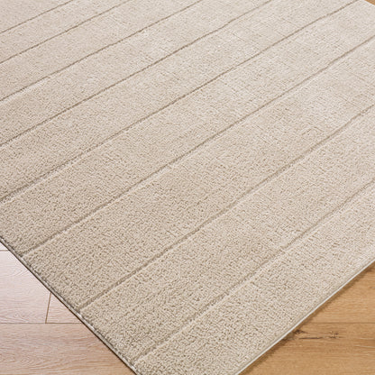 Cascade Our PNW Home Beige Modern High Pile Rug
