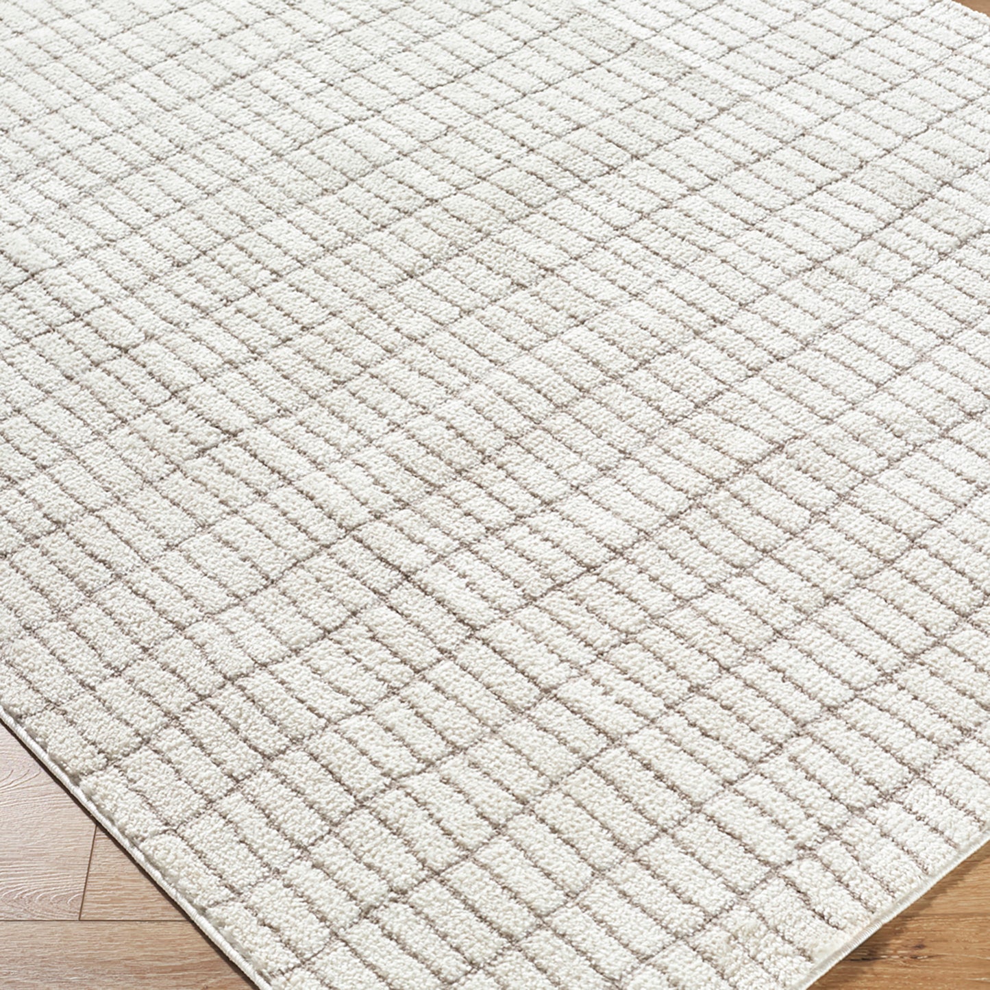 Cascade Our PNW Home Cream Modern High Pile Rug