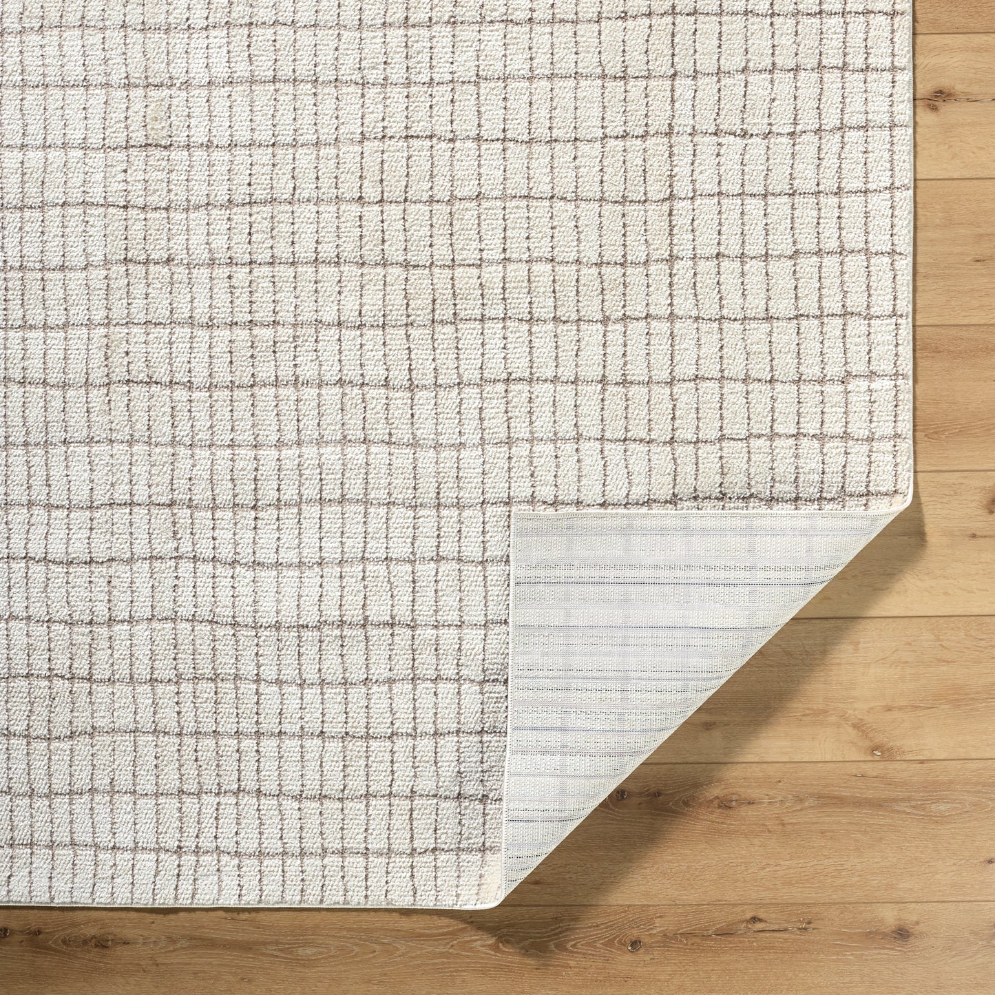 Cascade Our PNW Home Cream Modern High Pile Rug
