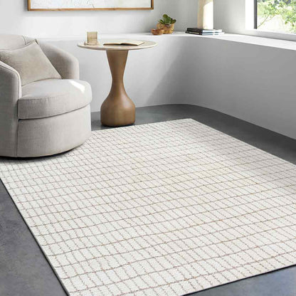 Cascade Our PNW Home Cream Modern High Pile Rug