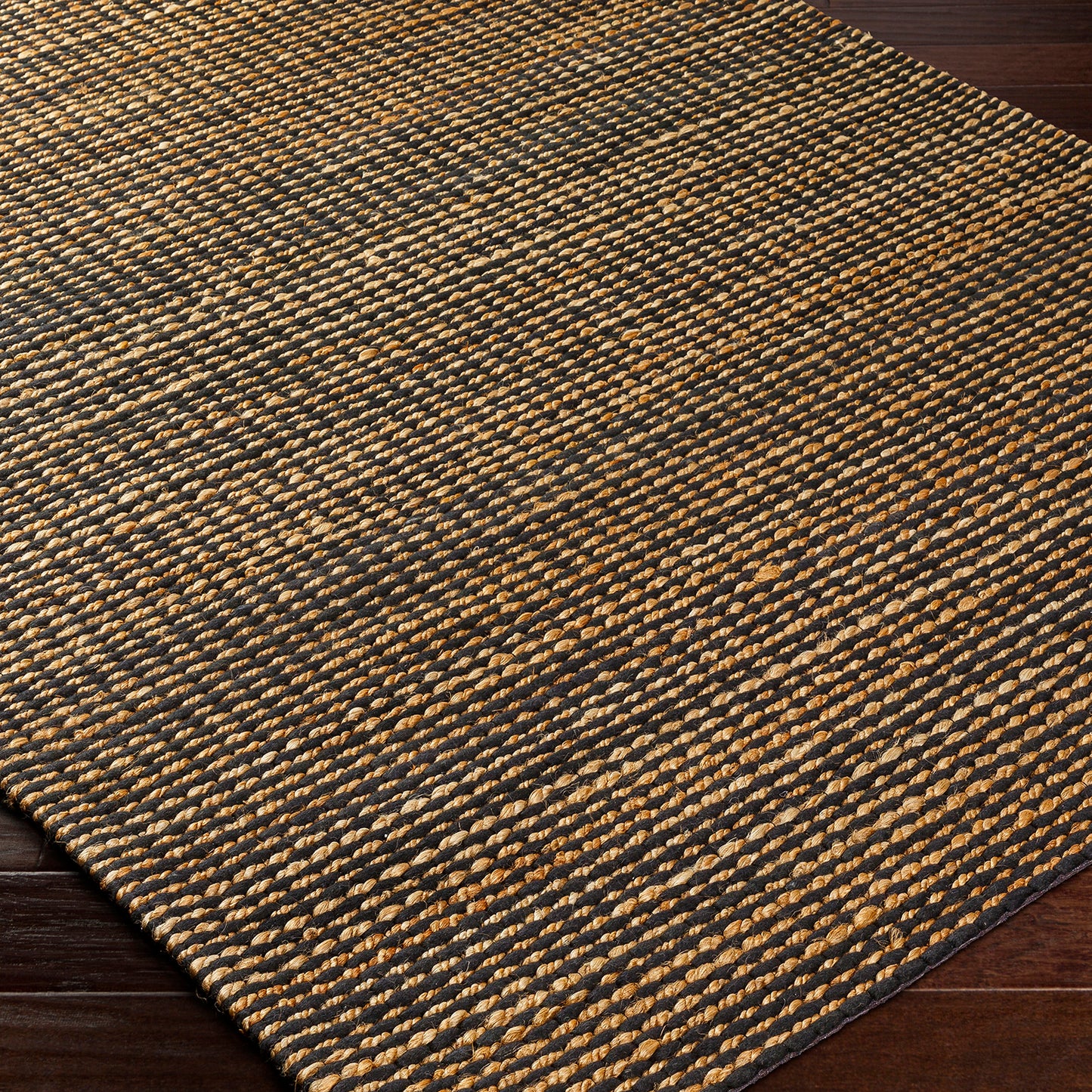 Priya Brown Modern Jute and Wool Rug