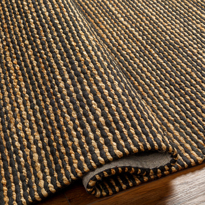 Priya Brown Modern Jute and Wool Rug
