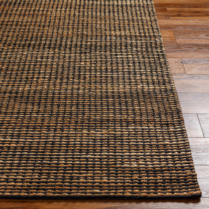 Priya Brown Modern Jute and Wool Rug